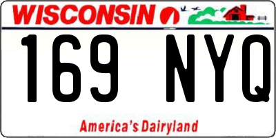 WI license plate 169NYQ
