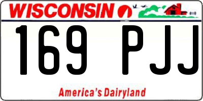 WI license plate 169PJJ