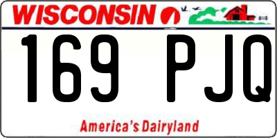 WI license plate 169PJQ