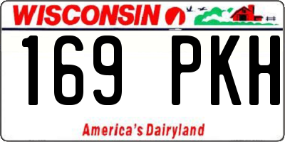 WI license plate 169PKH