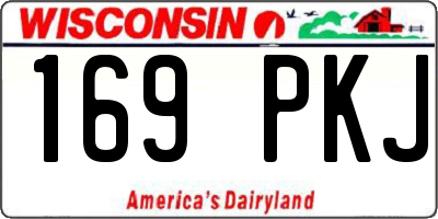 WI license plate 169PKJ
