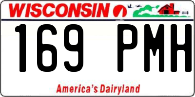WI license plate 169PMH