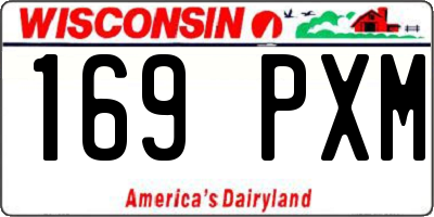 WI license plate 169PXM