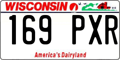 WI license plate 169PXR