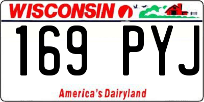 WI license plate 169PYJ