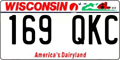 WI license plate 169QKC