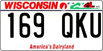 WI license plate 169QKU