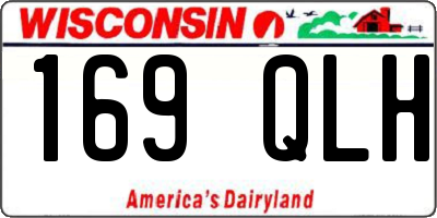 WI license plate 169QLH