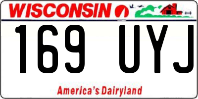 WI license plate 169UYJ