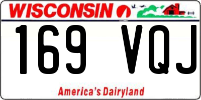 WI license plate 169VQJ