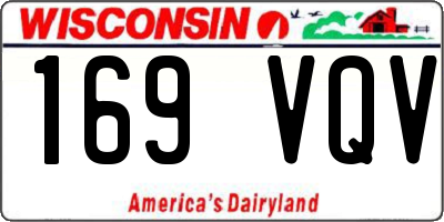 WI license plate 169VQV