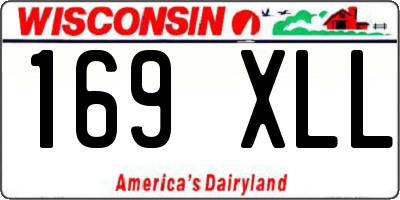 WI license plate 169XLL