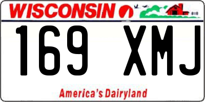 WI license plate 169XMJ