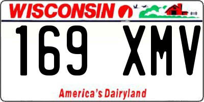 WI license plate 169XMV
