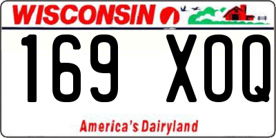 WI license plate 169XOQ