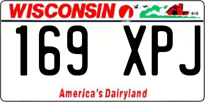 WI license plate 169XPJ