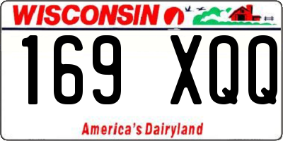 WI license plate 169XQQ