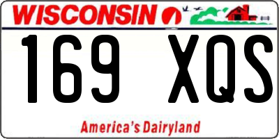 WI license plate 169XQS