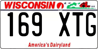 WI license plate 169XTG
