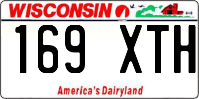WI license plate 169XTH