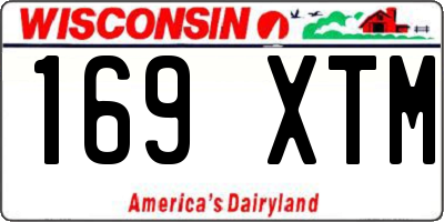 WI license plate 169XTM