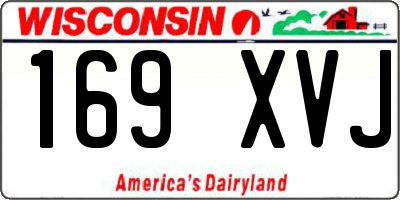 WI license plate 169XVJ