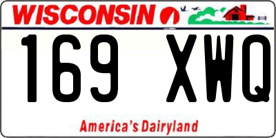 WI license plate 169XWQ