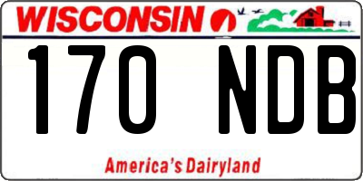 WI license plate 170NDB