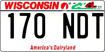 WI license plate 170NDT