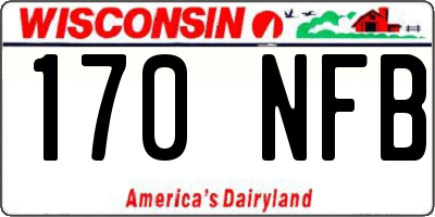 WI license plate 170NFB