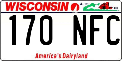 WI license plate 170NFC
