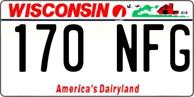 WI license plate 170NFG