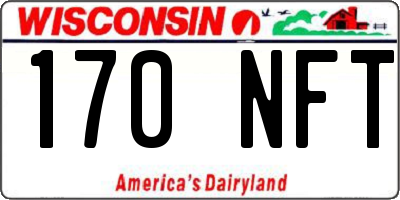 WI license plate 170NFT
