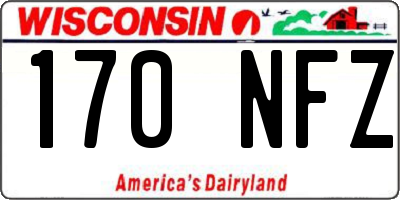 WI license plate 170NFZ