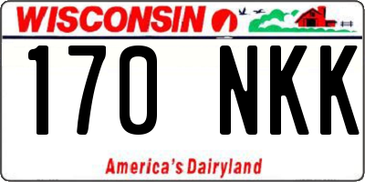 WI license plate 170NKK