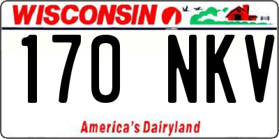 WI license plate 170NKV