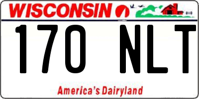 WI license plate 170NLT