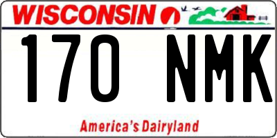 WI license plate 170NMK