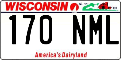 WI license plate 170NML