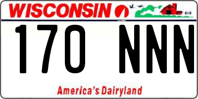 WI license plate 170NNN