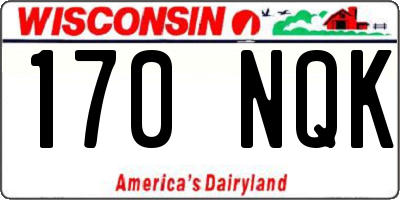 WI license plate 170NQK