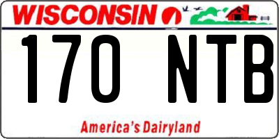 WI license plate 170NTB