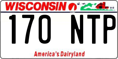 WI license plate 170NTP