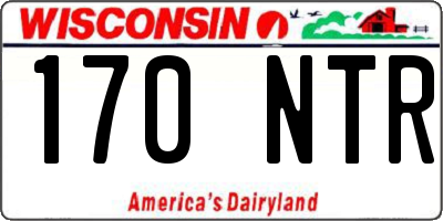 WI license plate 170NTR