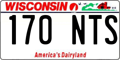 WI license plate 170NTS