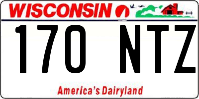 WI license plate 170NTZ