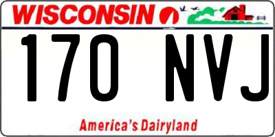 WI license plate 170NVJ