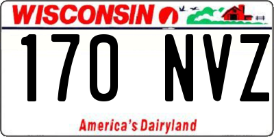 WI license plate 170NVZ
