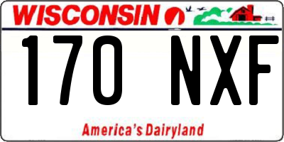 WI license plate 170NXF