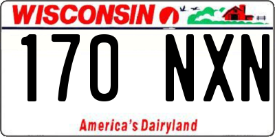 WI license plate 170NXN